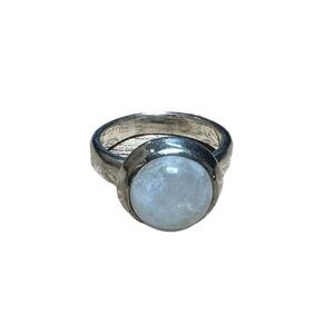 Sterling Silver Moonstone Ring